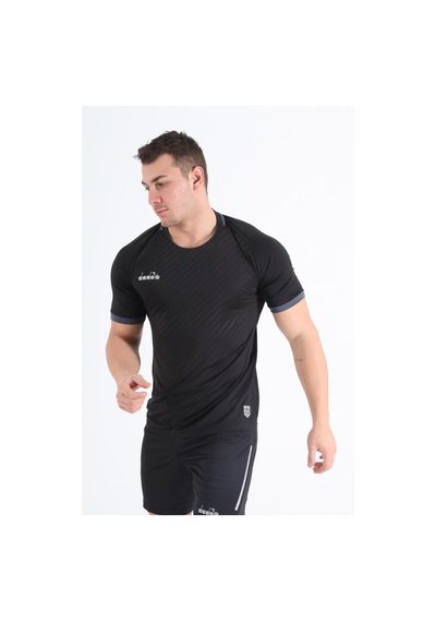 Diadora Elite Antrenman T-Shirt Siyah