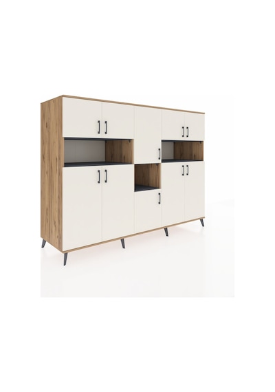Kronos Dolap 14 Raflı 10 Kapaklı 220x59x163 Çam-aytaşı/antrasit Çam-aytaşı/antrasit Kronos Dolap 14 Raflı 10 Kapaklı 220x59x163 Çam-aytaşı/antrasit Çam-aytaşı/antrasit