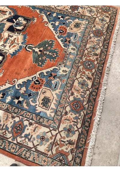 El Dokuma Ipek Yün Iran Tebriz Halı 292X200Cm 008 Teşhir Ürün