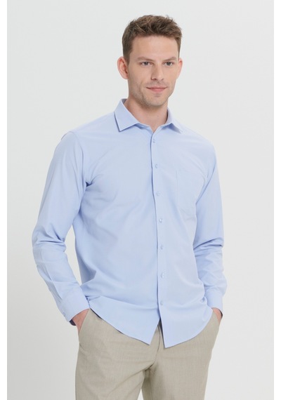 AC&Co / Altınyıldız Classics Erkek ACIK MAVI Ütülemesi Kolay Comfort Fit Geniş Kesim Klasik Yaka Gömlek Açık Mavi AC&Co / Altınyıldız Classics Erkek ACIK MAVI Ütülemesi Kolay Comfort Fit Geniş Kesim Klasik Yaka Gömlek Açık Mavi