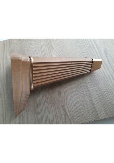 20cm Yıldız Ayak Plastik Vanezya Altın Desenli 1 Adet Vanezya