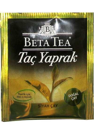 Beta Tea Taç Yaprak Siyah Bardak Poşet Çay 25 x 2 G