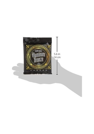 Ernie Ball Hafif Alüminyum Bronz Akustik Gitar Telleri, Ölçü 11-52