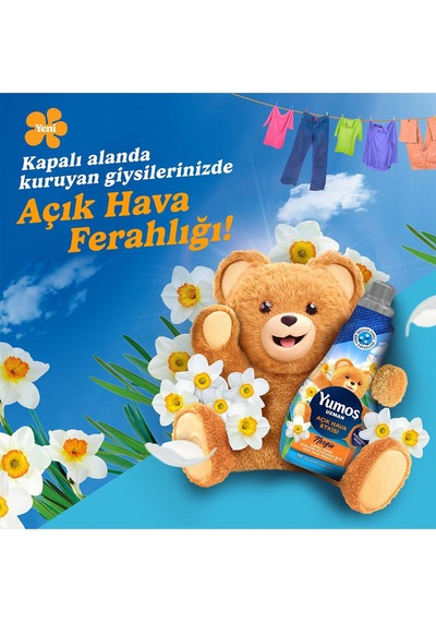 Yumoş Extra Açık Hava Etkisi Nergis Çamaşır Yumuşatıcısı 3 x 1200 ML