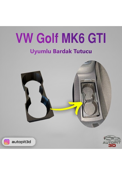 Vw Golf Mk6 Gtı Uyumlu Bardak Tutucu