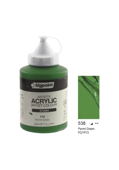 Bigpoint Akrilik Boya 500 ml Perm Green 538