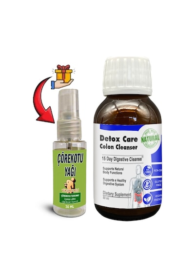 Detox Care: 1 Adet 15 Günlük Pratik Şurup Formülü + 30 Ml Çörek Otu Yağı