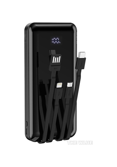 10000 Mah 3in1 2.1a Powerbank Digital Göstergeli Lightning - Type Diğer
