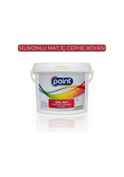 Özel Mat - Silikonlu Mat İç Cephe Boyası Bw000 Beyaz, 3,34 Kg 0.2 KG