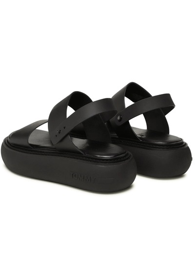 Tommy Hilfiger Tommy Hılfıger Kadın Sandalet En0en02077-0gj En0en02077-0gj Siyah Siyah