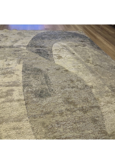 Hoom Rugs Arkaik Plz 08 K.antrasit Etnik Renkli Vintage Makine Halısı Çok Renkli