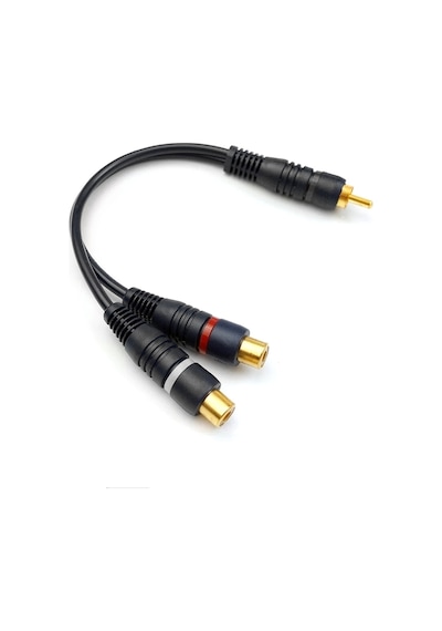 ANFİ Y KABLO 1 ERKEK 2 DİSİ 25 CM KABLO