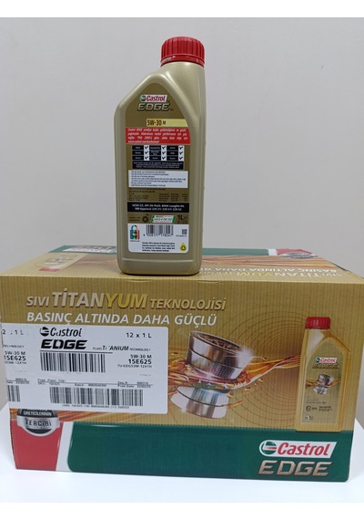 Castrol Edge 5W-30 M Motor Yağı 12 x 1 L