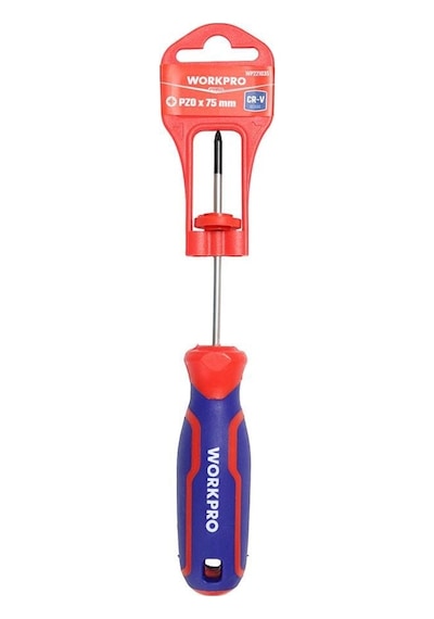Workpro Wp221035 Pz0x75mm Cr-v Manyetik Profesyonel Yıldız Tornavida Fr Wp221035