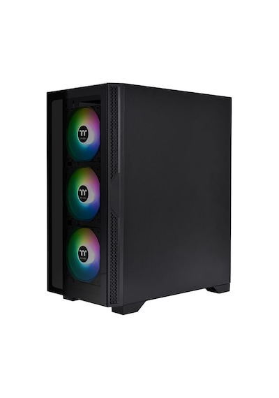 Thermaltake Versa T25 CA-3R5-65M1WE-00 650W 80+ ARGB Fanlı ATX Bilgisayar Kasası Siyah