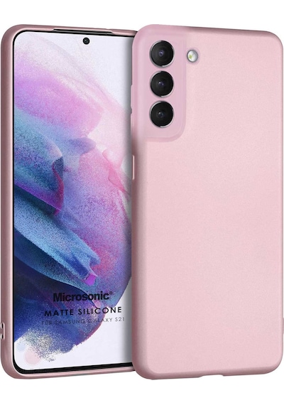 Microsonic Matte Silicone Samsung Uyumlu Galaxy S21 FE Kılıf