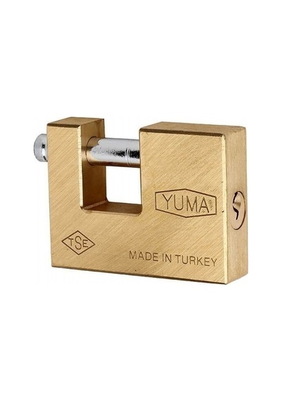 Yuma Enka688 Kayar Milli Pirinç Asma Kilit 80 Mm