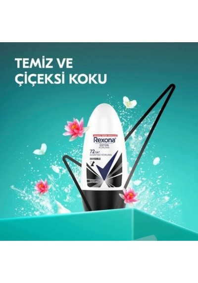 50 Ml 72 Saat Kesintisiz Koruma Sağlayan Kadın Roll On Deodorant