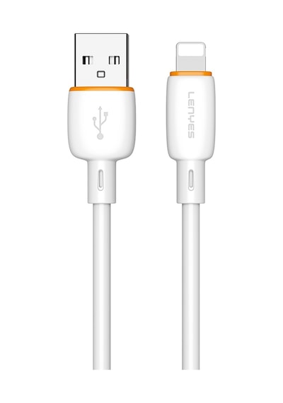 Lenyes Lc548-l Usb-a To Lightning Data Ve Şarj Kablosu 12w 1m Beyaz