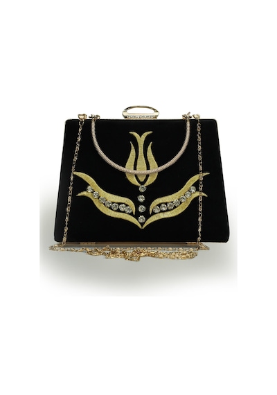 E38 El İşçiliği Maraş İşi Pörtföy Çanta 14x20 Cm-6397 Çok renkli