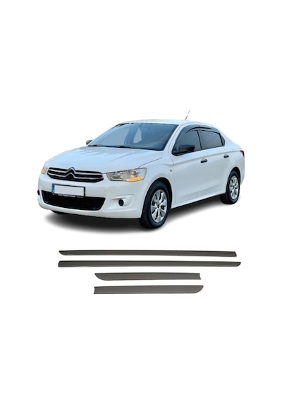 Agtuning Citroen Elysee Krom Yan Kapı Çıtası 2012 Ve Üzeri Paslanmaz Çelik