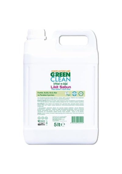 Green Clean Likit El Sabunu Portakal 5 Litre