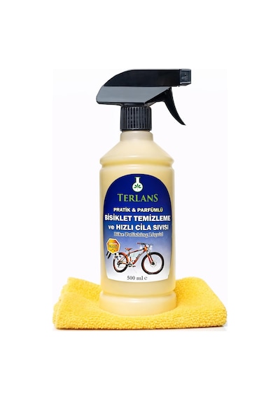 Terlans Parfümlü Bisiklet Temizleyici & Hızlı Cila 500 Ml + Mikrofiber Bez / Organik Kir Giderici, Parlak Yüzey Çok Renkli Terlans Parfümlü Bisiklet Temizleyici & Hızlı Cila 500 Ml + Mikrofiber Bez / Organik Kir Giderici, Parlak Yüzey Çok Renkli