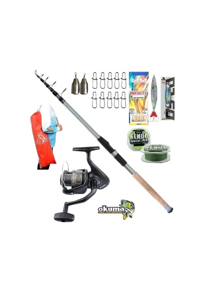 Revenger Rv-40 Remixon Carbo-x 240cm 60-120gr Tele Spin Olta Takımı Seti