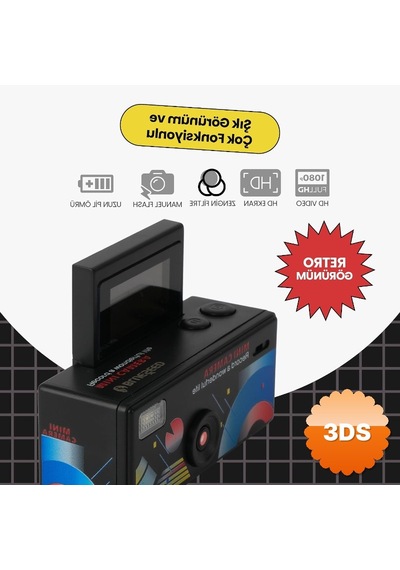 Dijital Mini Anahtarlık Kamerası Katlanır Ekran 1080p