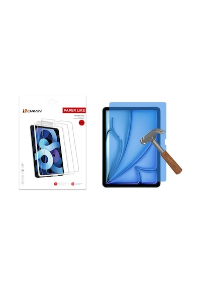 Rba Aksesuar Apple Uyumlu iPad  Air 13 2024 Kağıt Hisli Mat Davin Paper Like Ekran Koruyucu-ş
