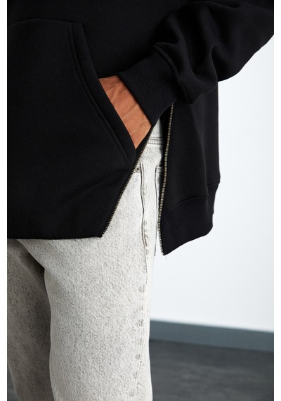 Grımelange SANTIAGOS  Erkek Pamuk-Polyester Siyah Sweatshirt