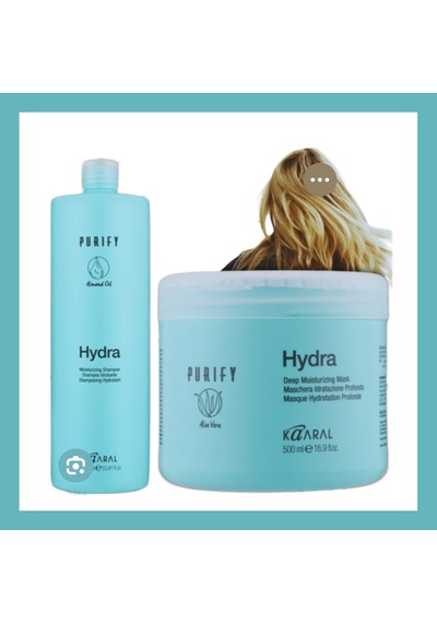 Kaaral Purify Hydra Şampuan 1000 Ml + Kaaral Purify Hydra Maske 500ml Tüm Saçlar