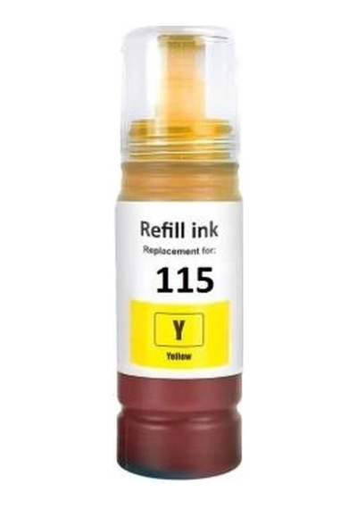 Epson T115yl 70ml İle Uyumlu, Sarı Mürekkep