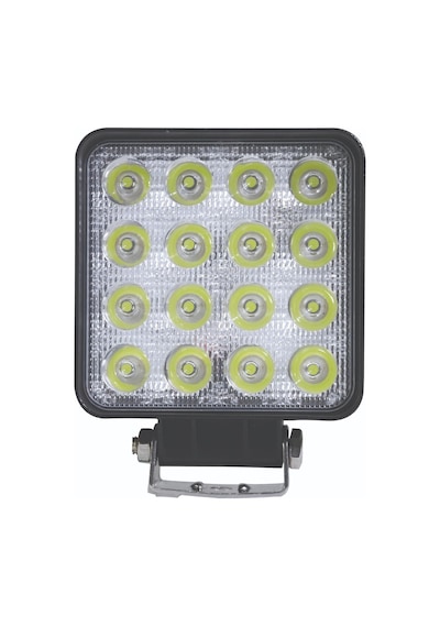 Led Kare Çalışma Lambası 16 Led 12/24v E-belgeli 48w