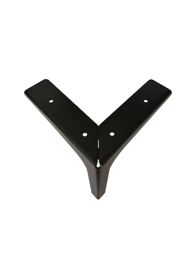 15 Cm Elegance Lüks Metal Mobilya Koltuk Baza Ayağı Siyah 4 Adet Siyah