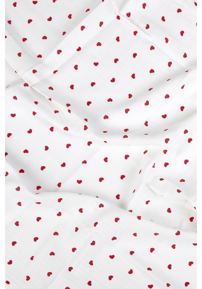 Organik Pamuk Yenidoğan Müslin Örtü Battaniye 75x80 Cm Krem