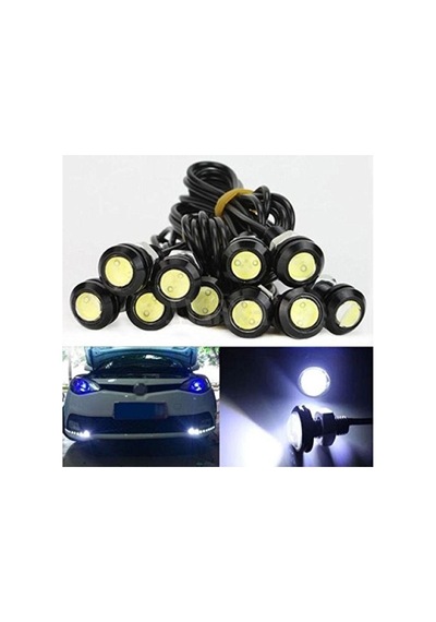 9w 12v Beyaz Led Ampul, 18 Mm Çap, Universel Sinyal Kontrol Lambası