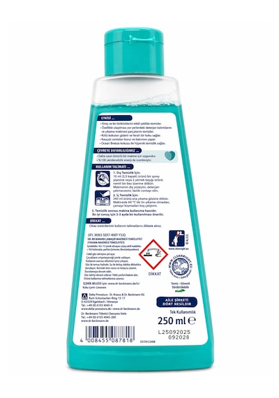 Dr. Beckmann Çamaşır Makinesi Temizleyici Kireç Sökücü All-in-one 250ml