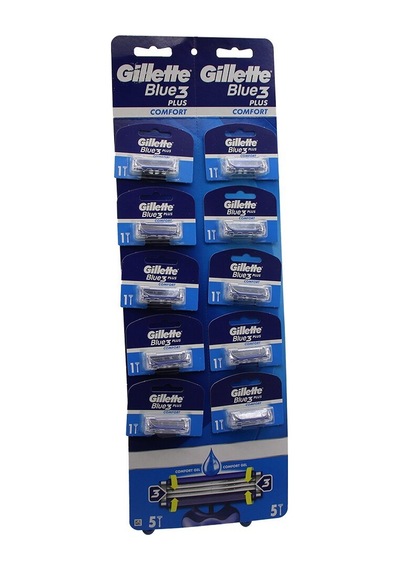 Gillette Blue3 Saplı Jilet Kartelalı 10 Adet