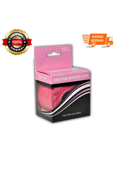 Kinopain Spor Bandı Pembe 5 CM x 5 M 1+1