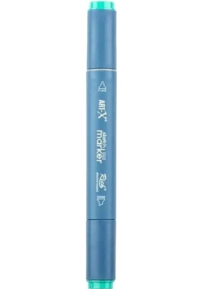 Rich Klm-18001 Art-x Sketch Marker Kalem Duo 333 Bluish Standart