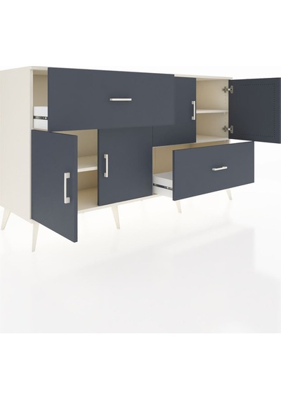 Hyperion Konsol 3 Raflı 2 Çekmeceli 4 Kapaklı 176x44x99 Aytaşı-an Aytaşı-antrasit Hyperion Konsol 3 Raflı 2 Çekmeceli 4 Kapaklı 176x44x99 Aytaşı-an Aytaşı-antrasit
