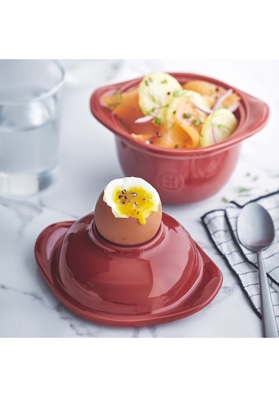 Emile Henry 348409 Kırmızı 11 cm Yumurta/Fırın Kabı