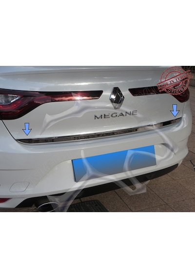 Renault Megane 4 Sedan Krom Formlu Bagaj Alt Çıtası 2016 Üzeri