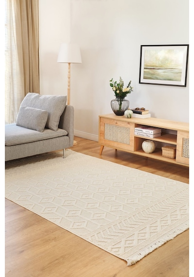 Kaşmir Halı 7/24 Iskandinav Zade 100 x 300  CM Salon Mutfak Halısı Yolluk Kilim