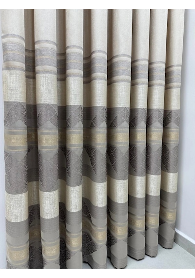 Nivemeshome Ceyhan V-5202 Vizon 1/3 Pileli Fon Perde Apm 60x250