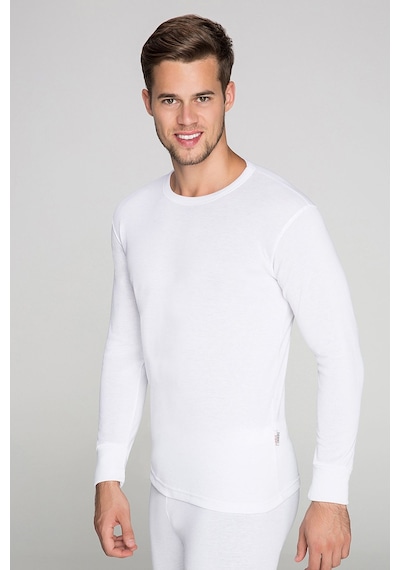 Thermoform Heavy Unisex Yetişkin Uzun Kol Termal Outdoor İçlik Fanila Beyaz Renkli