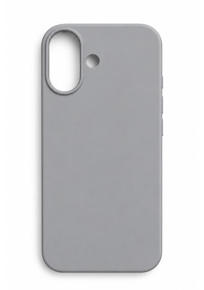 Apple iPhone 17 Uyumlu Kılıf Renkli Lansman İçi Kadife Yumuşak Kamera Yükseltili Silikon Andezit