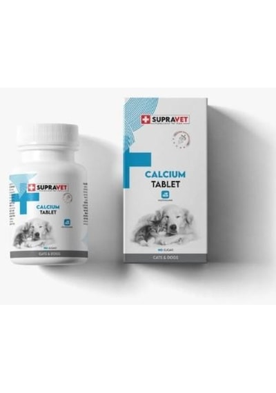 Supravet Calcium Kedi Ve Köpekler İçin Sıvı Kalsiyum Damla 100 Ml