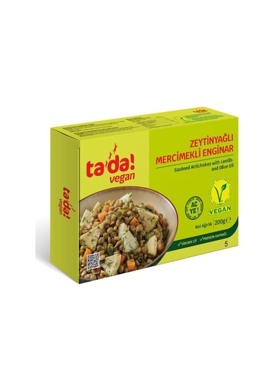 Zeytinyağlı Mercimekli Enginar 200gr 1 Adet